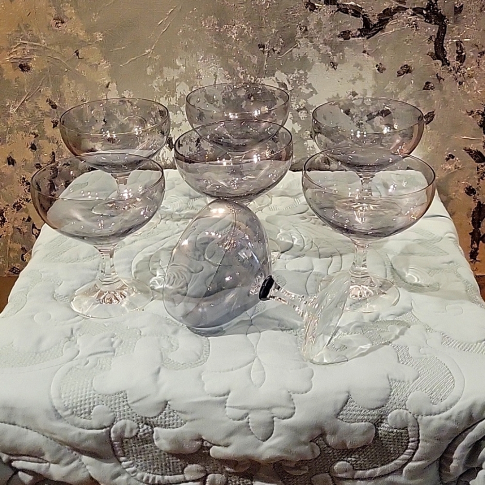 Champagne glasses -7 Neckar Smoke (Iridescent)by Schott-Zwiesel